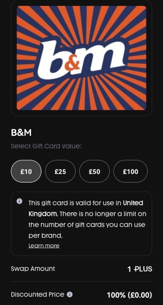 Plutus giftcard