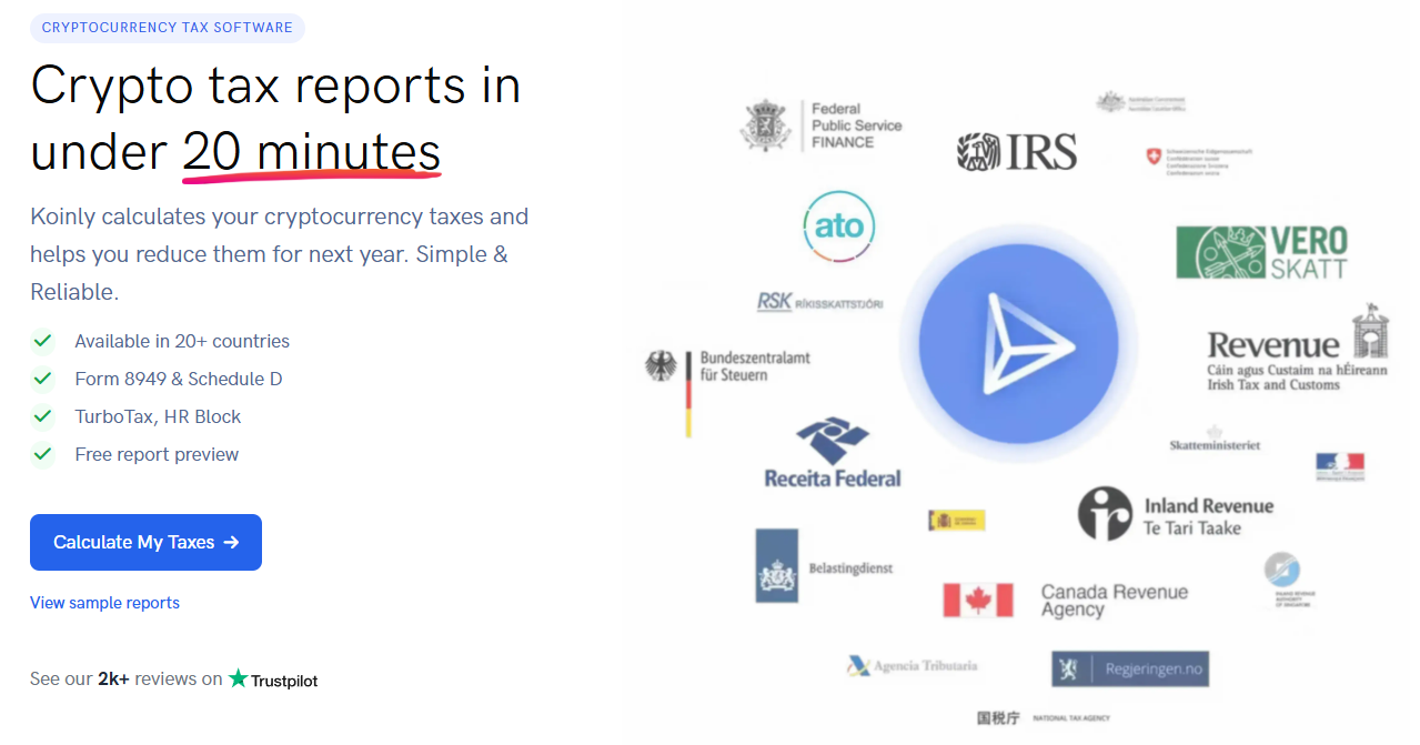 Koinly crypto tax report