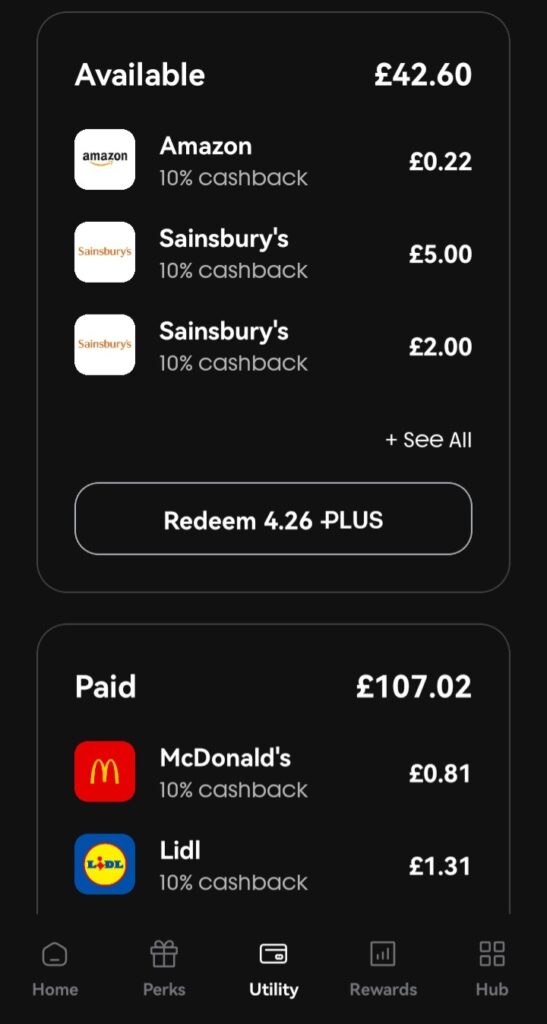 Plutus cashback November 2025 - 3