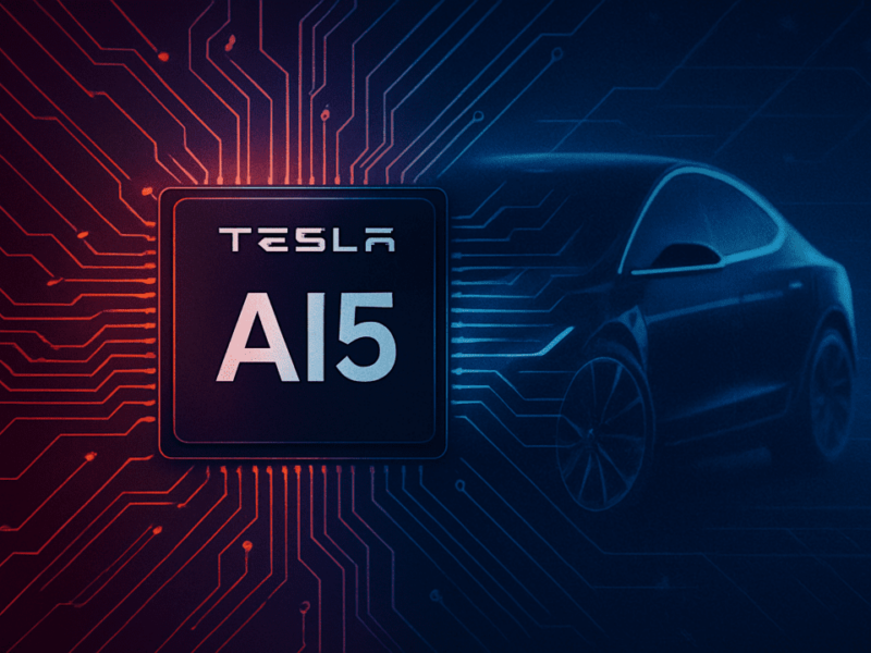 Tesla AI5 chip.